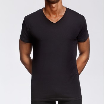 Gant Basic CS T-Shirt V-neck Black * Fri Frakt *