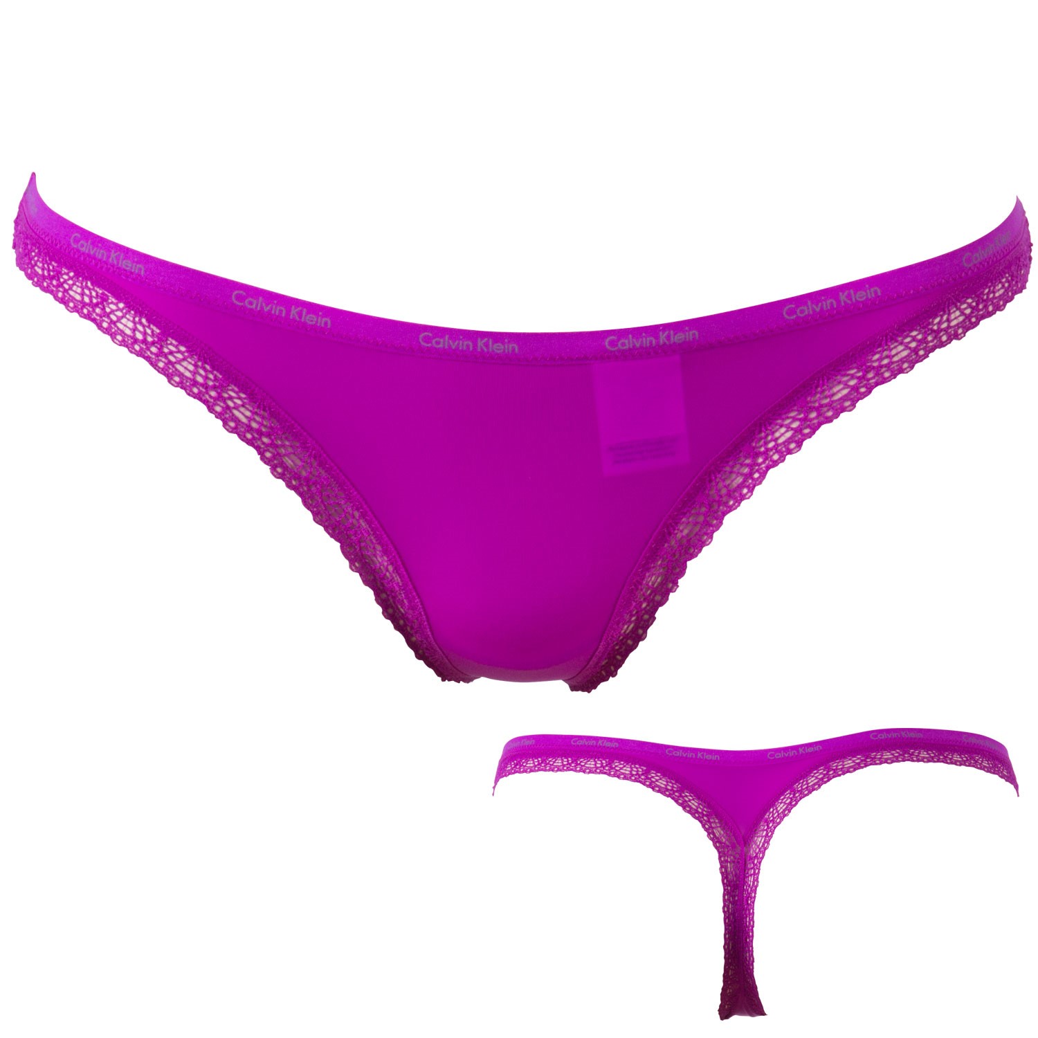 purple calvin klein thong