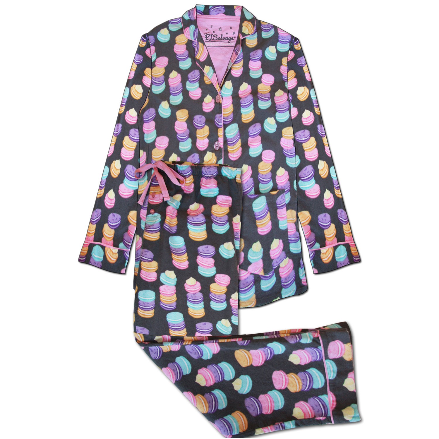 pj-salvage-macaroon-madness-pj-pajama-pyjama-nightwear-underwear-timarco-co-uk