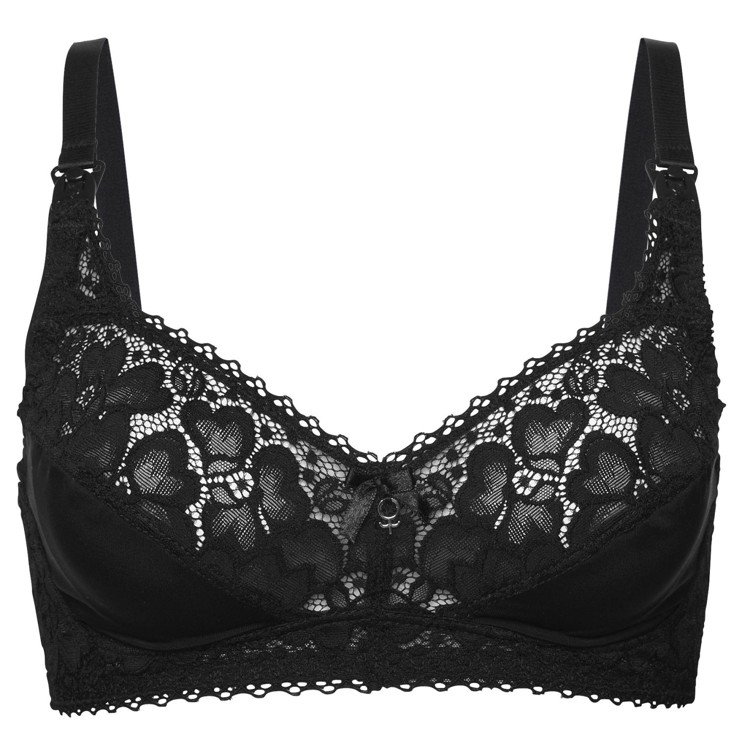 Abecita Patricia Maternity Soft Bra Black - BH - Underkläder - Timarco.se