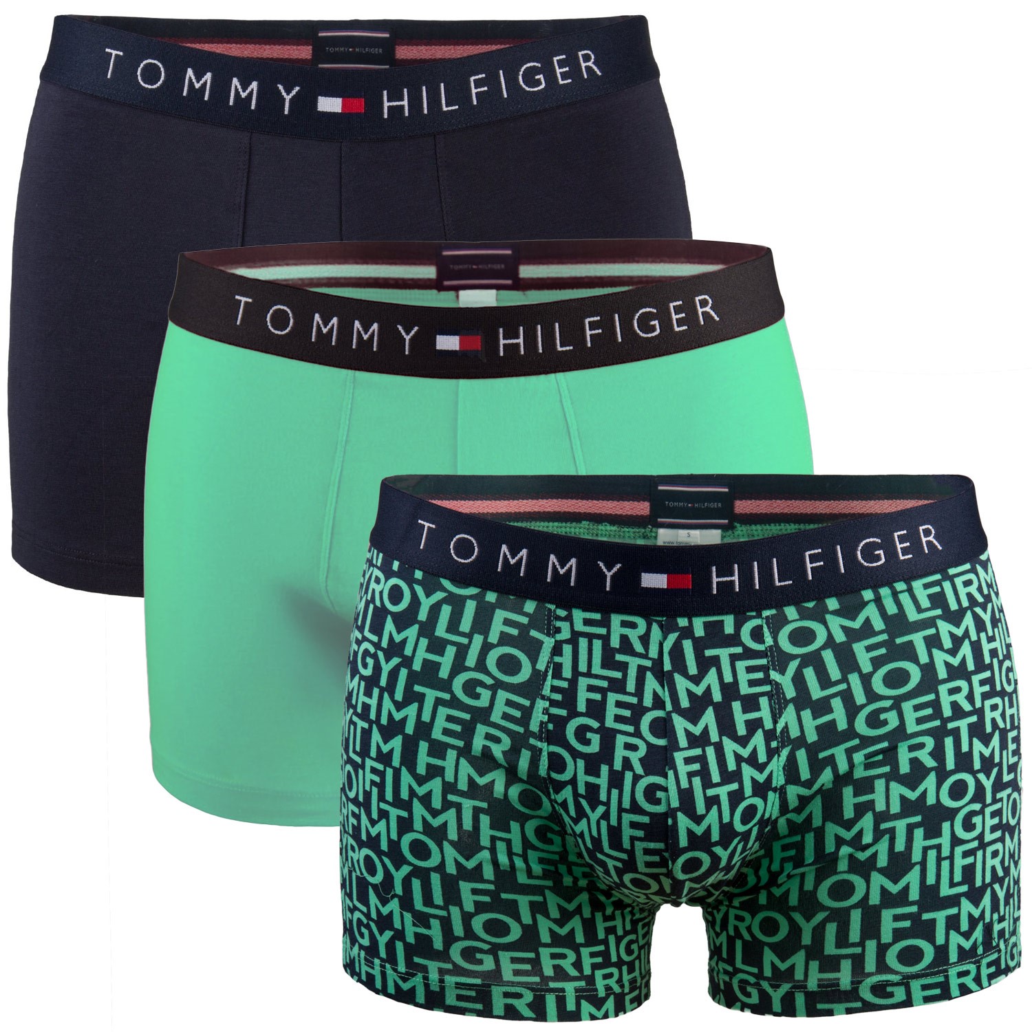 3-Pack Tommy Hilfiger Icon Trunk Logo 