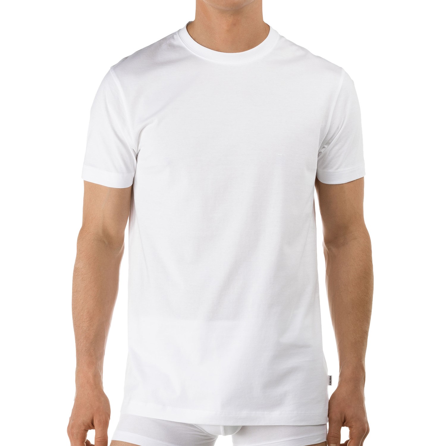 Calida Activity Cotton T-shirt Crew Neck - T-shirts - Clothing ...