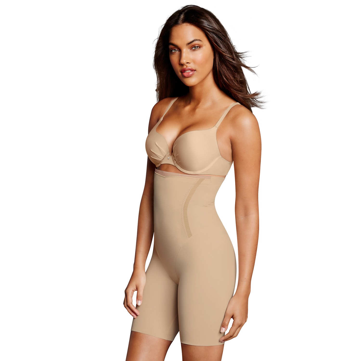 Maidenform Firm Foundations Hi Waist Thigh Slimmer Panties Girdles