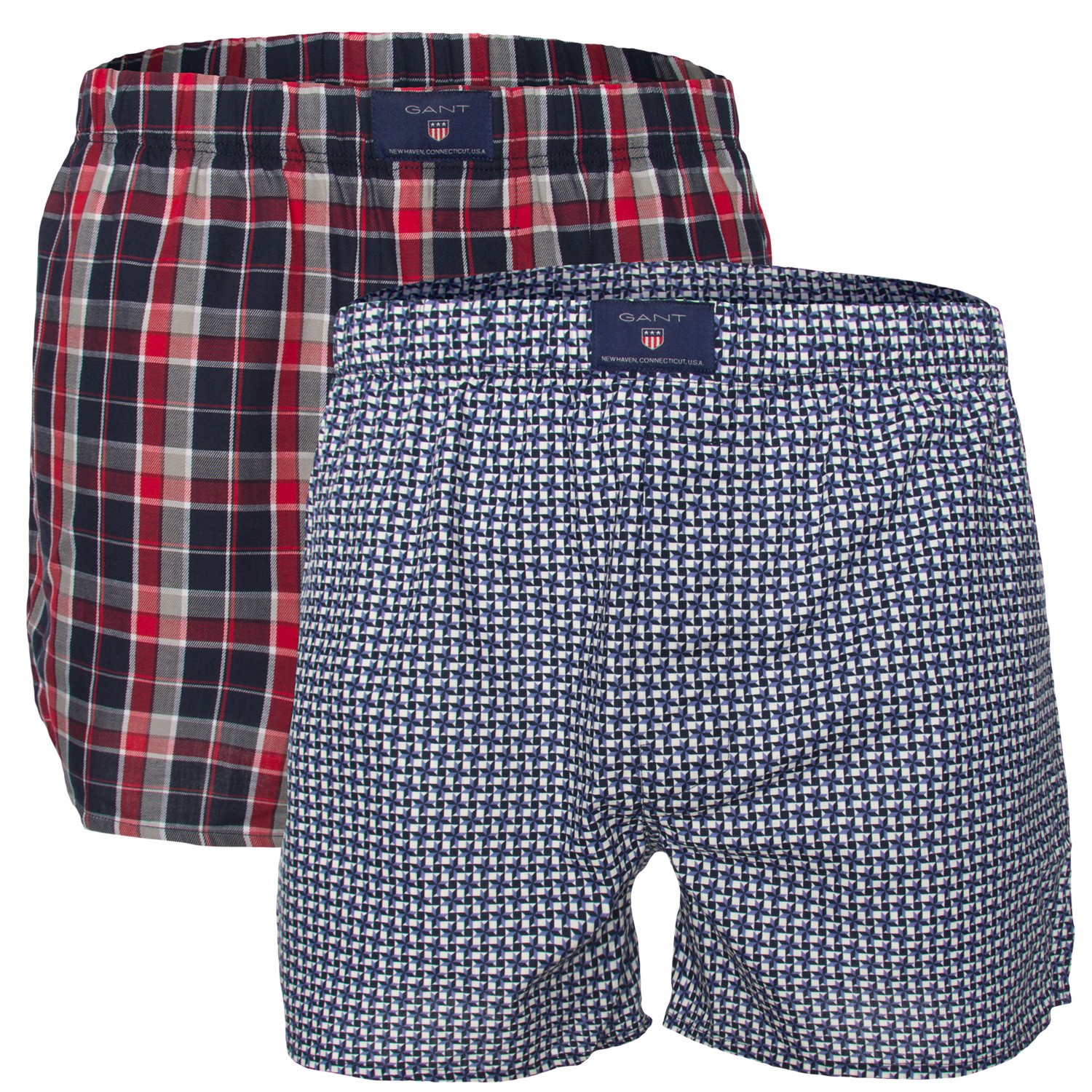 2-Pack Gant Winter Star Woven Boxer Shorts - Boxer shorts - Trunks ...