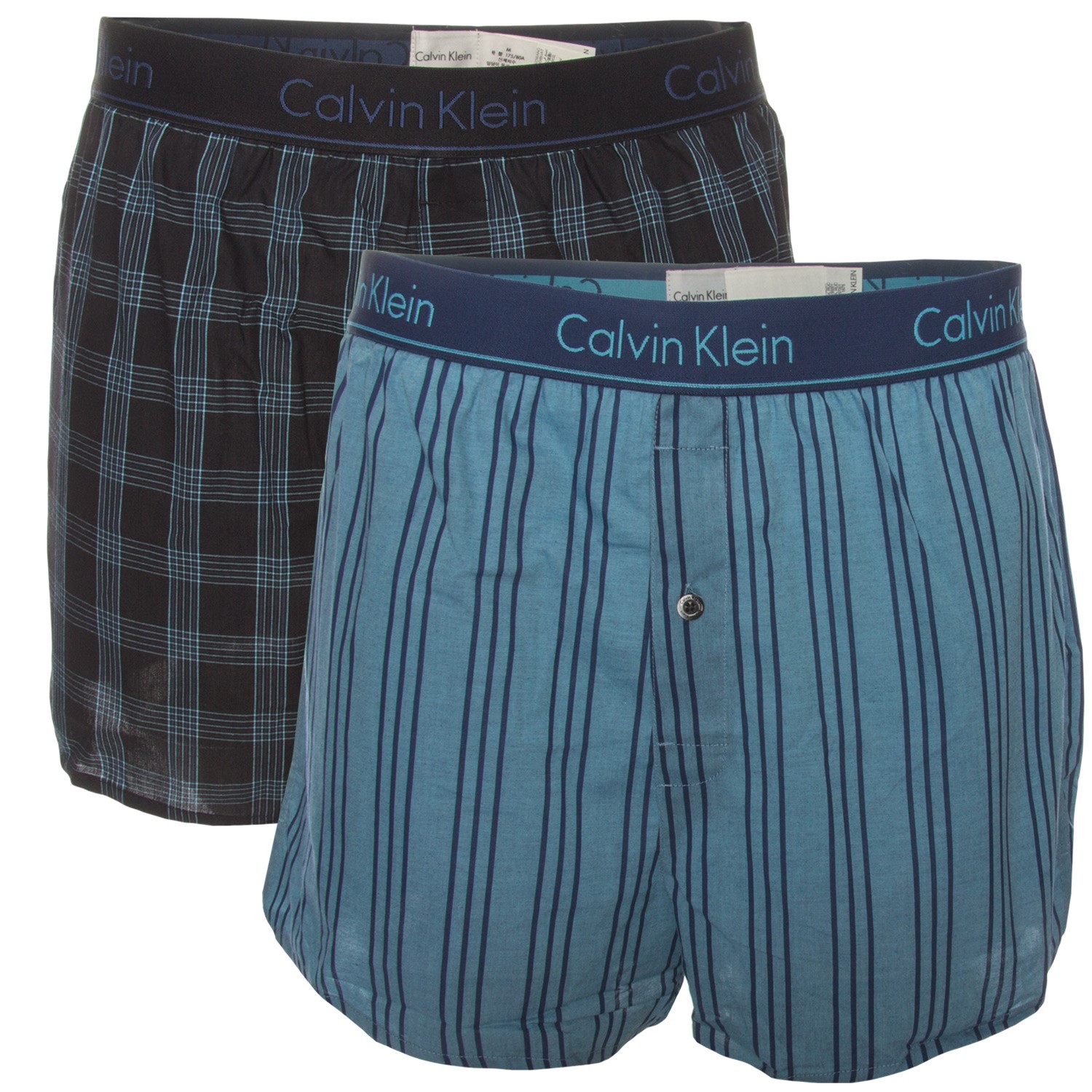 2-Pack Calvin Klein Slim Fit Woven Boxer - Boxer shorts - Trunks ...
