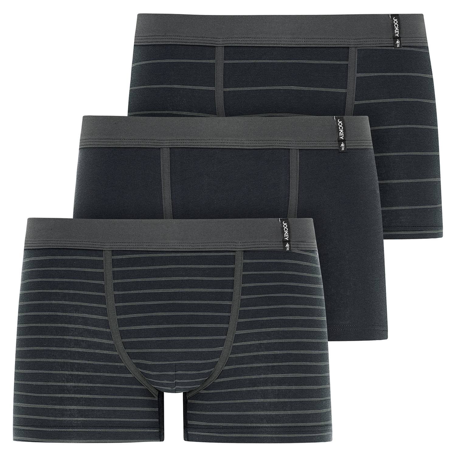 3 Pack Jockey Active Cotton Trunk Boxer Trunks Underwear Uk