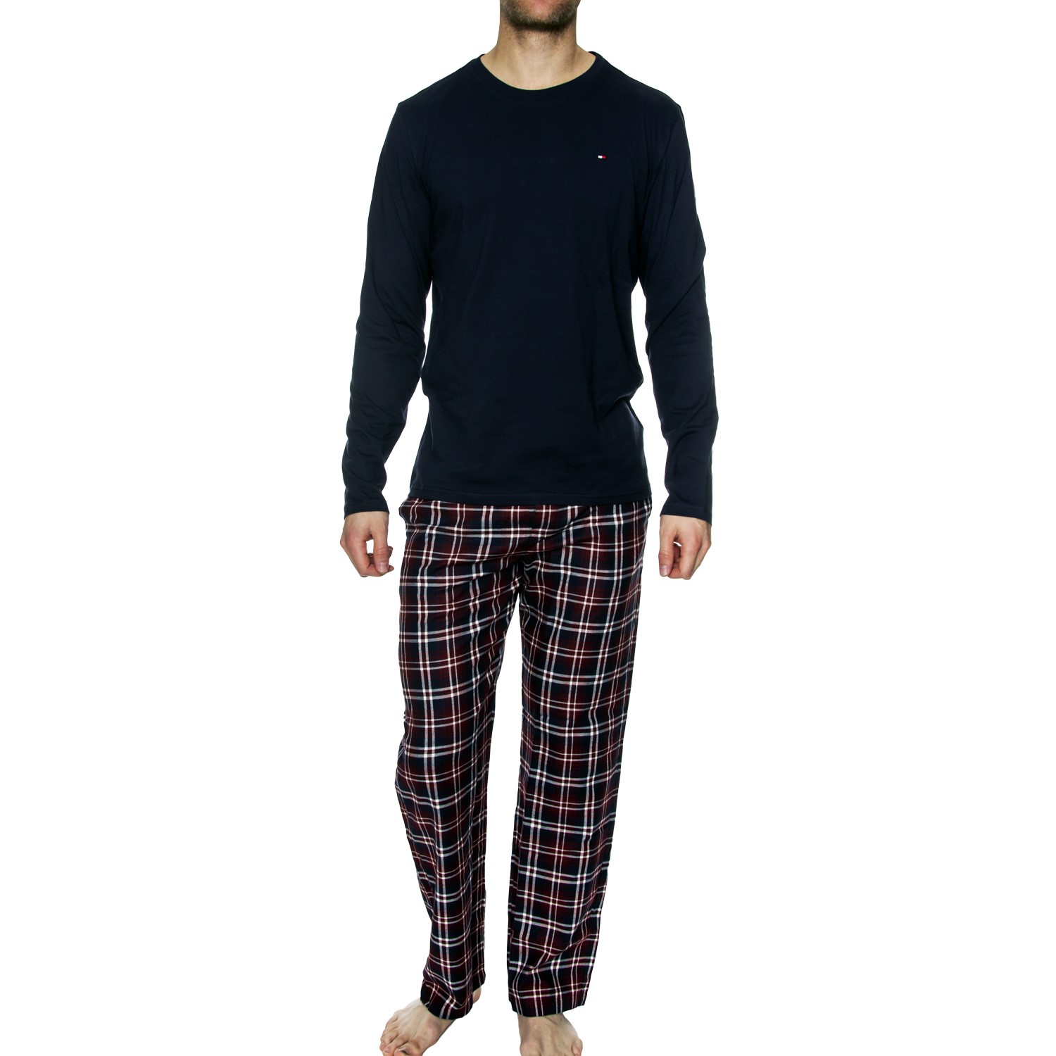 Tommy Hilfiger Check Pyjama Set - Pyjama's - Nachtkleding Ondergoed - Timarco.nl